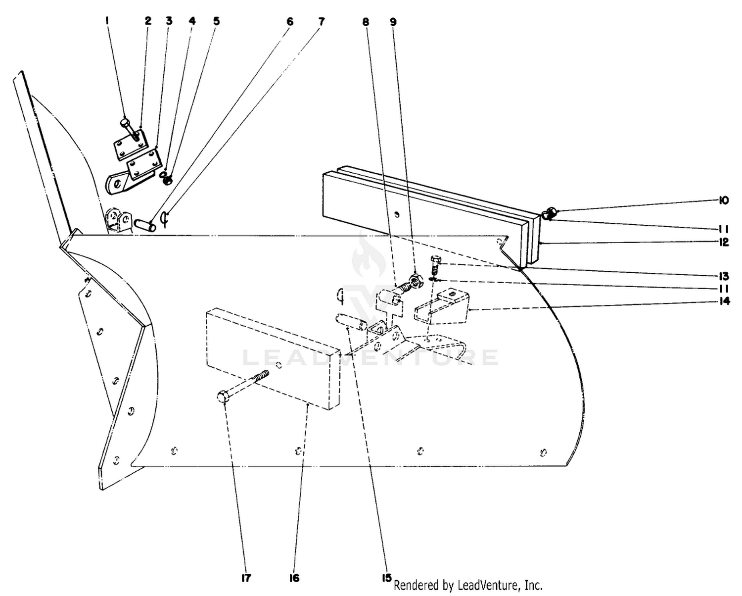 V-Plow Installation Klt Model No. 30757 (optional)