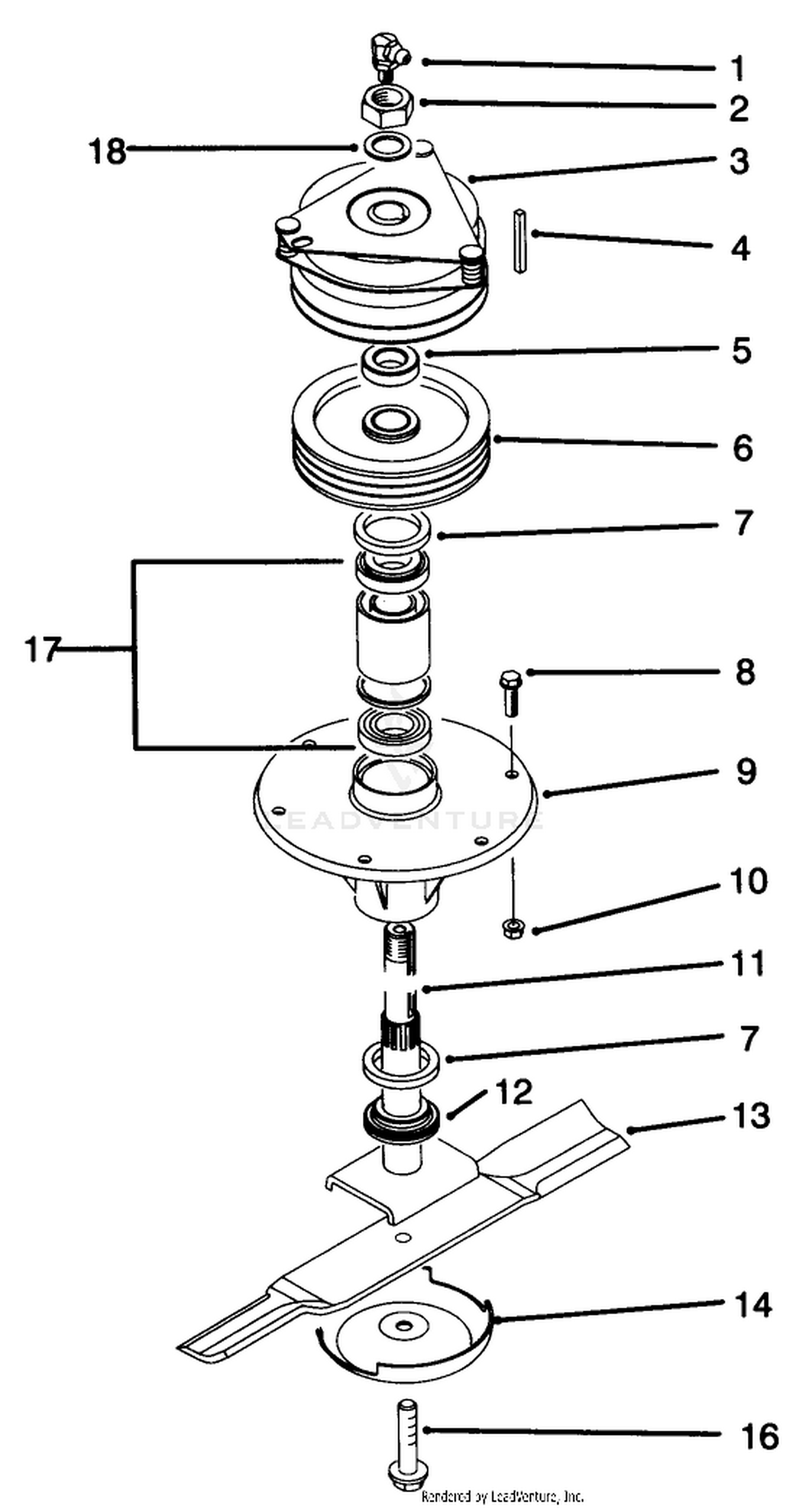 Spindle Assembly (clutch)