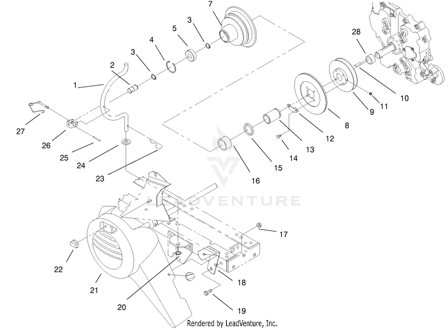 Pto Clutch  Cover Assembly