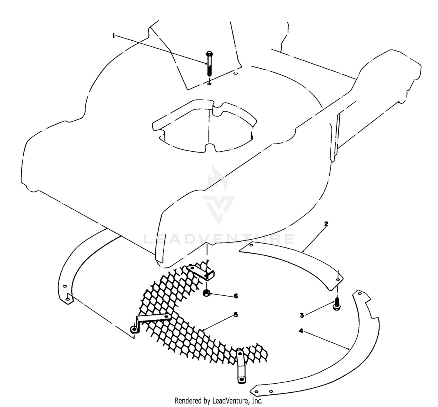 Leaf Shredder Kit No. 59101 (optional)