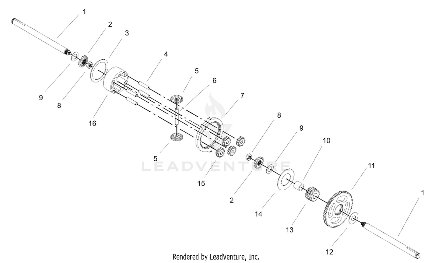 Differential Gear Assembly