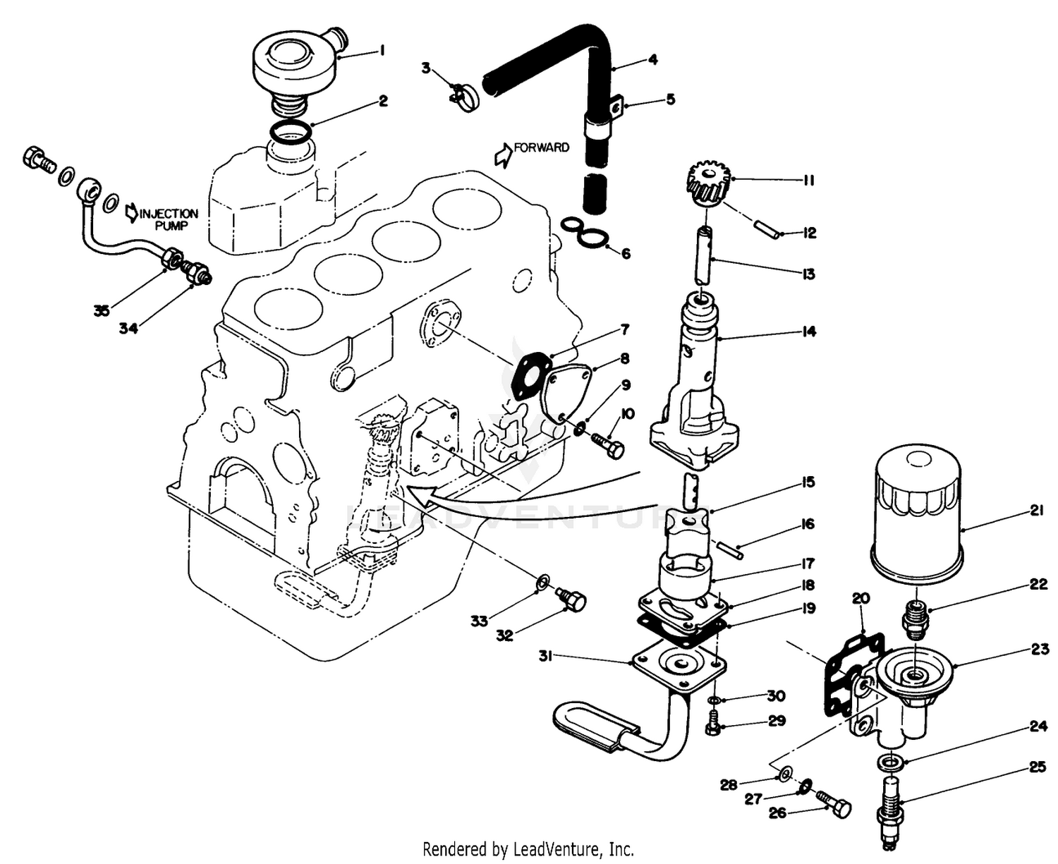 Oil Pump, Breather  Filter