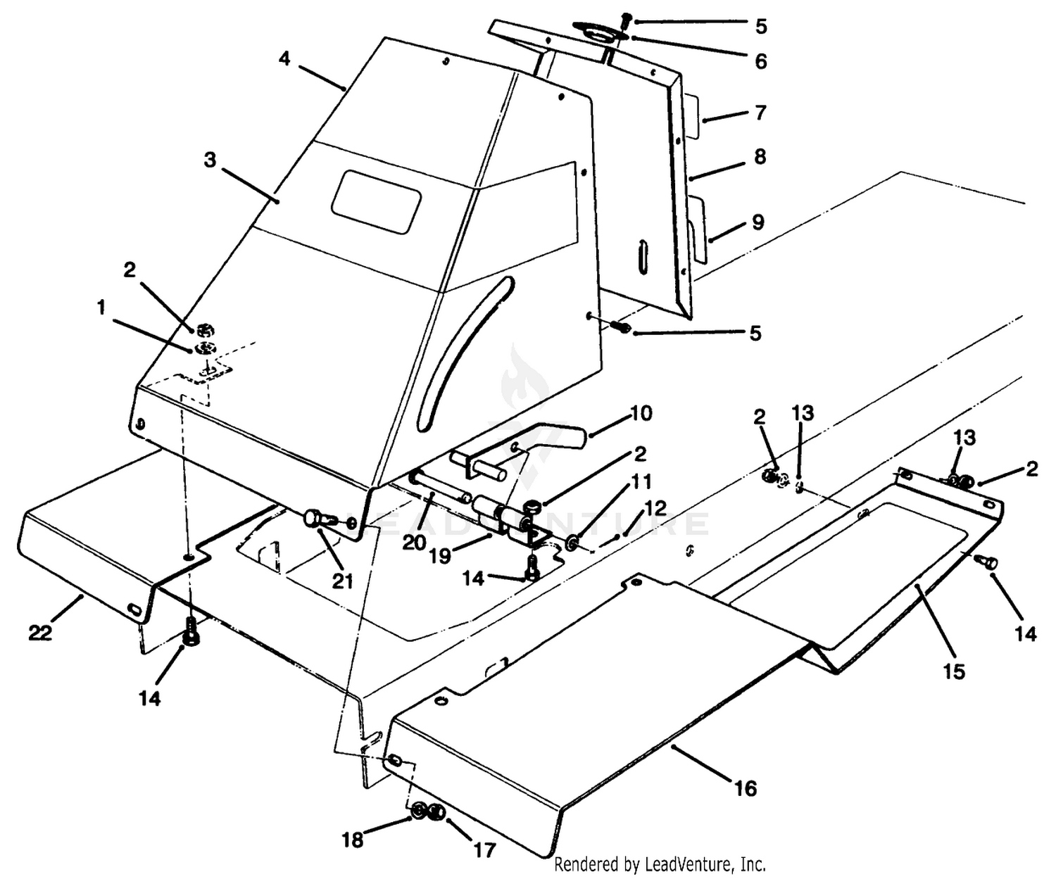 Front Tower Assembly