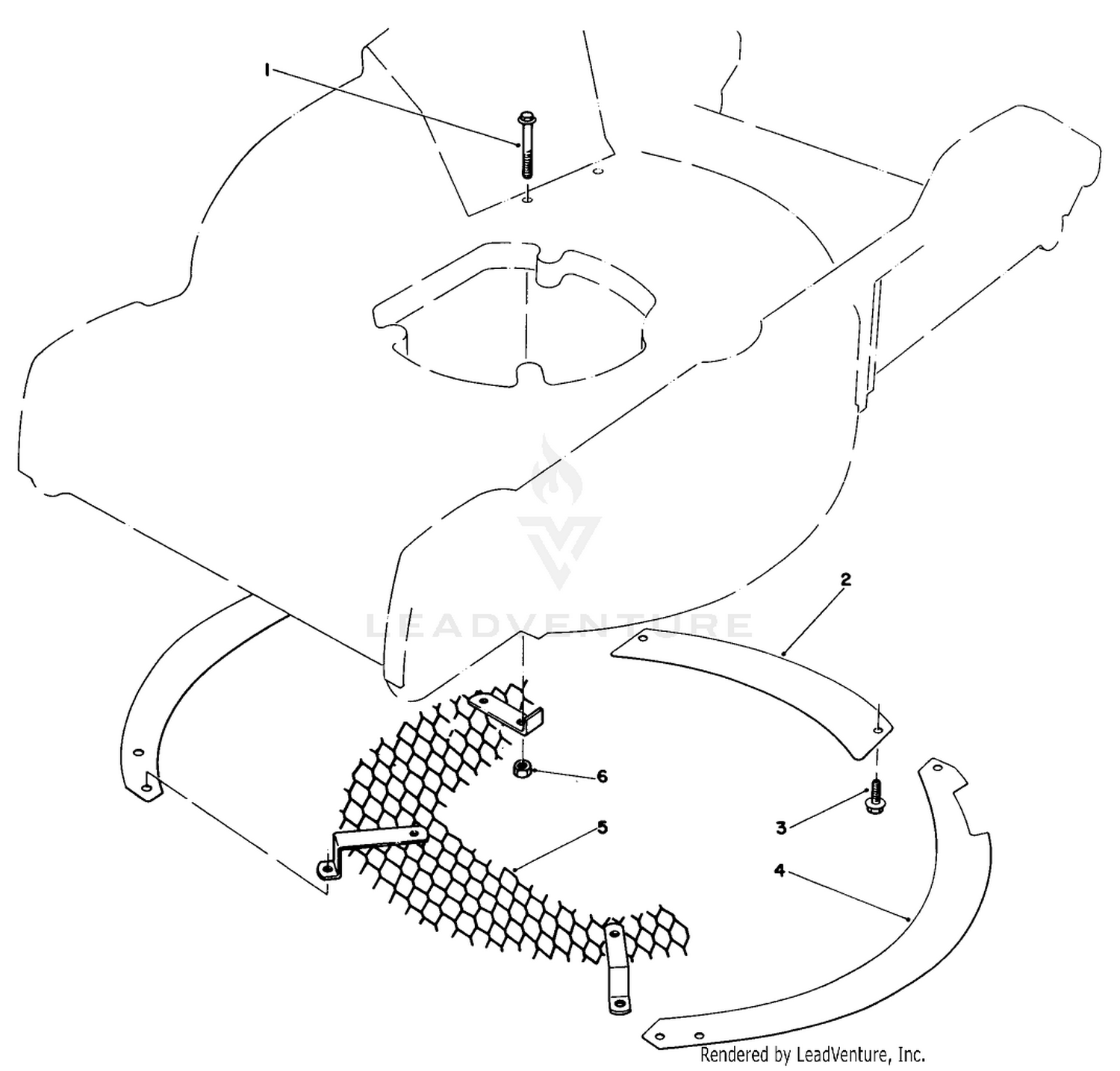 Leaf Shredder Kit No. 59101 (optional)