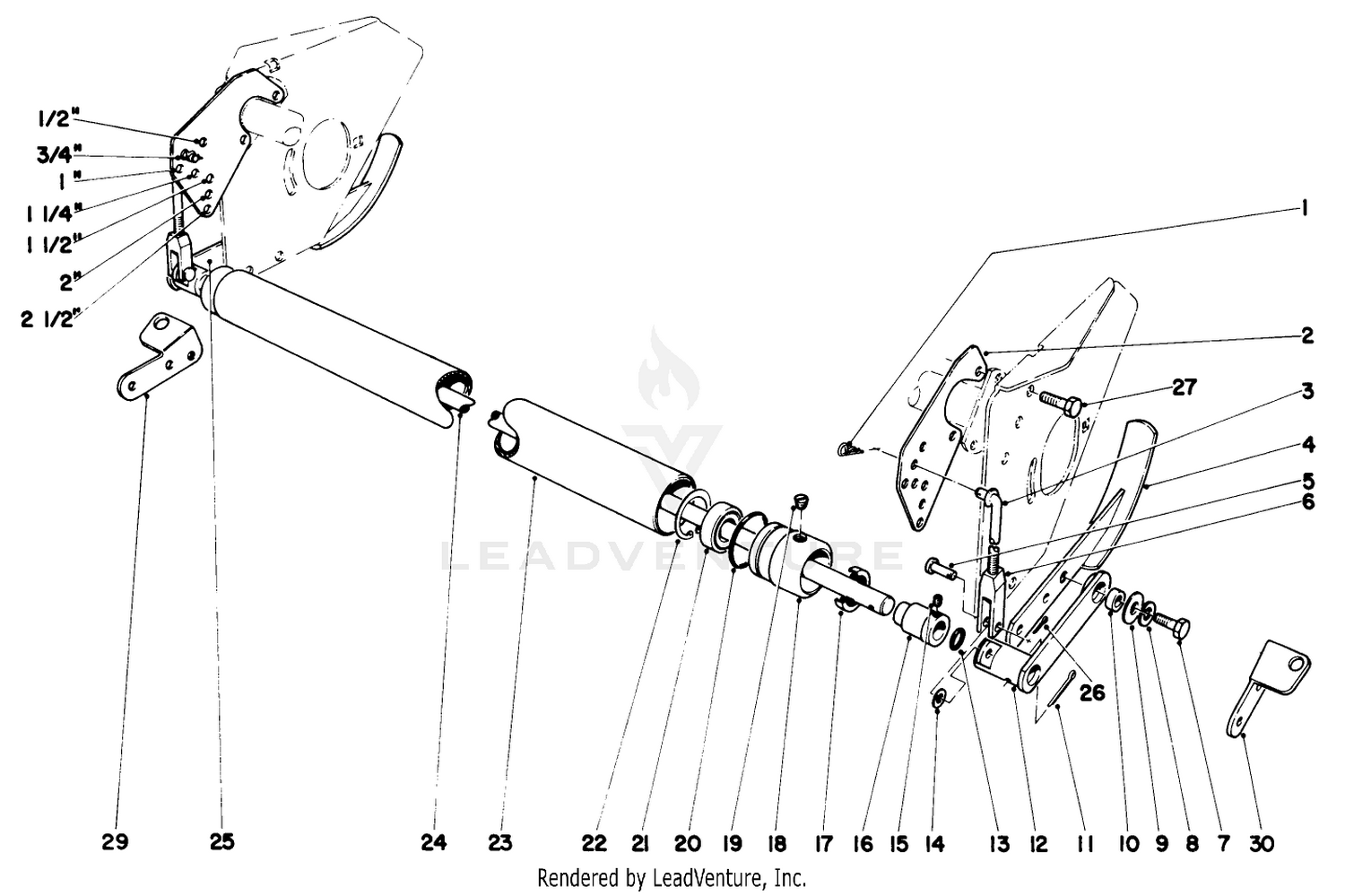 Roller Kits-Rear (optional) Part No. 4-5279 Coated Part No. 4-8349 Uncoated