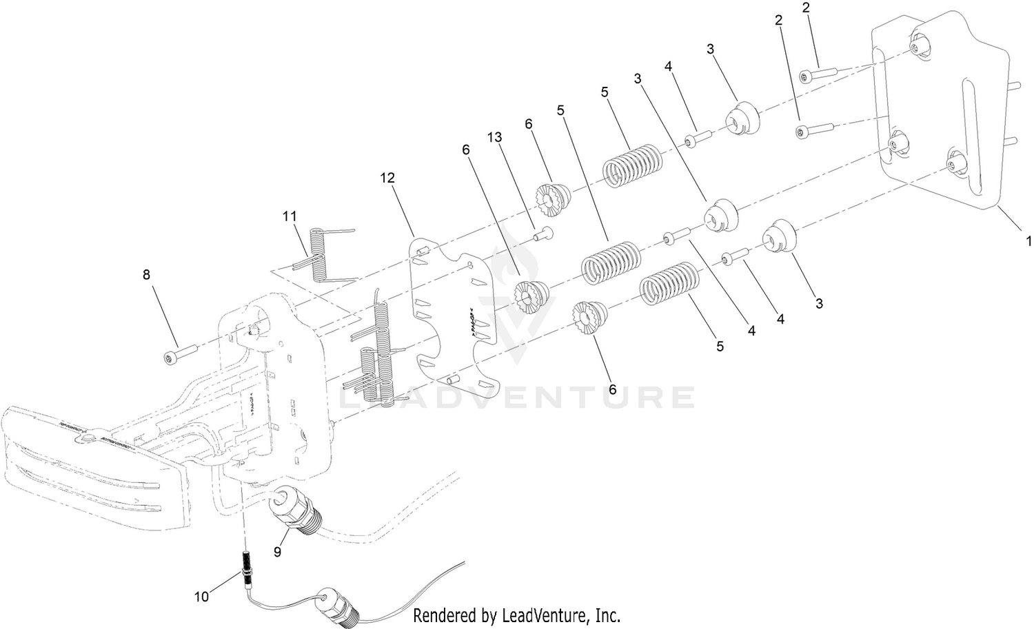 Charging Arm Assembly No. 163-3810