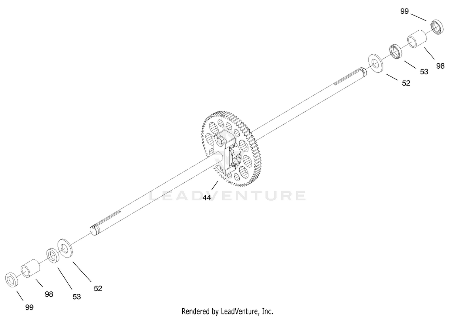 Hydro Transaxle Assembly (cont.)