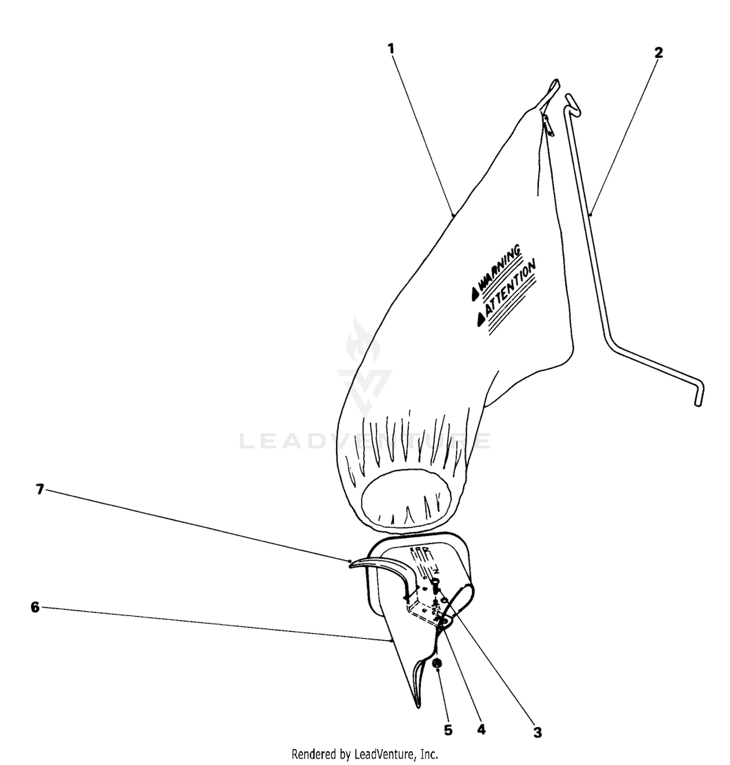 Grass Bag Kit No. 8-9789 (optional)