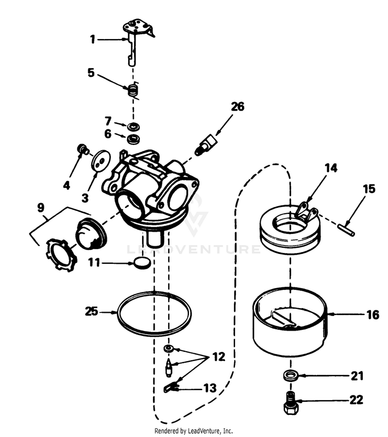Carburetor No. 632098