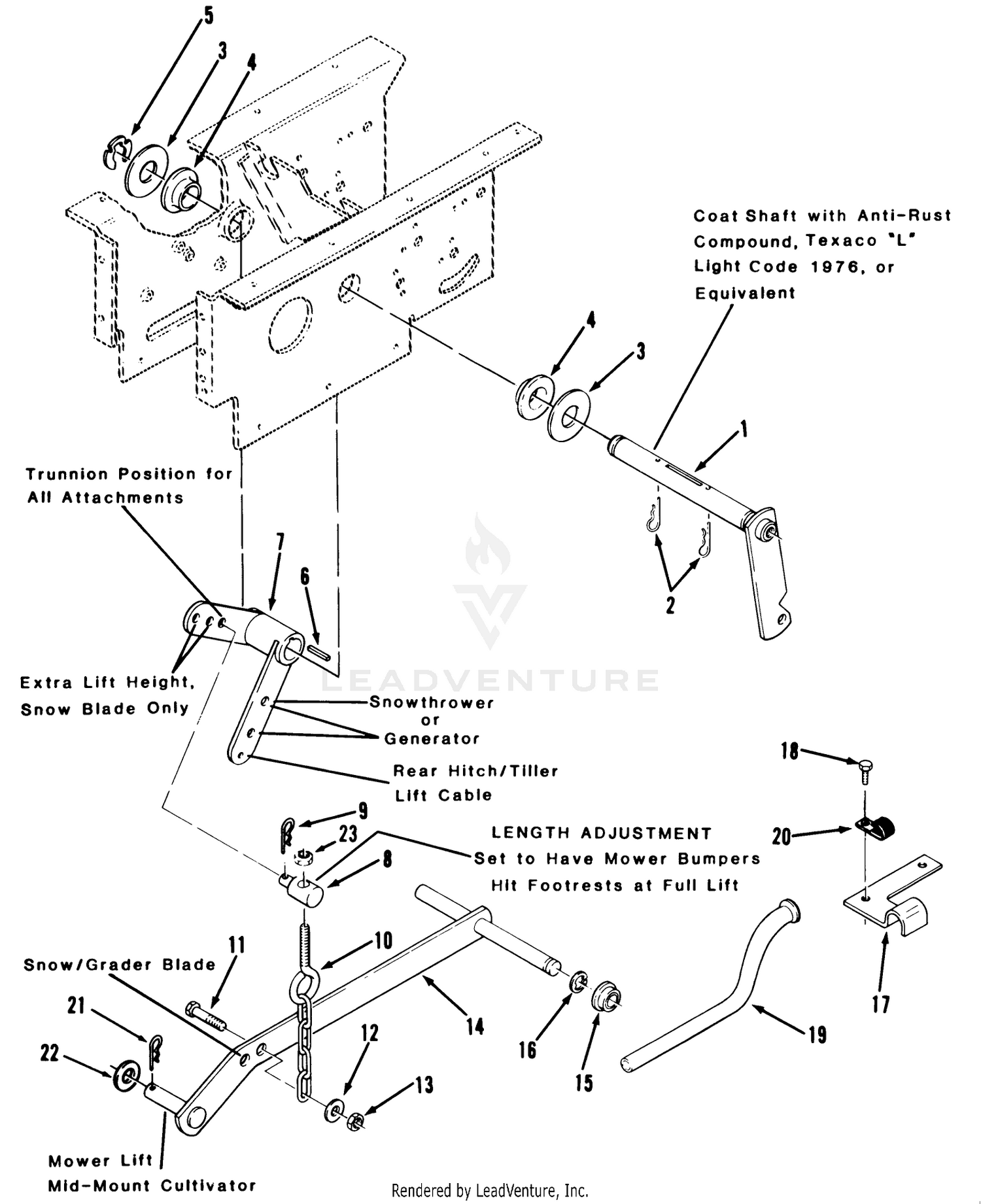Hydrostatic Lift Linkage