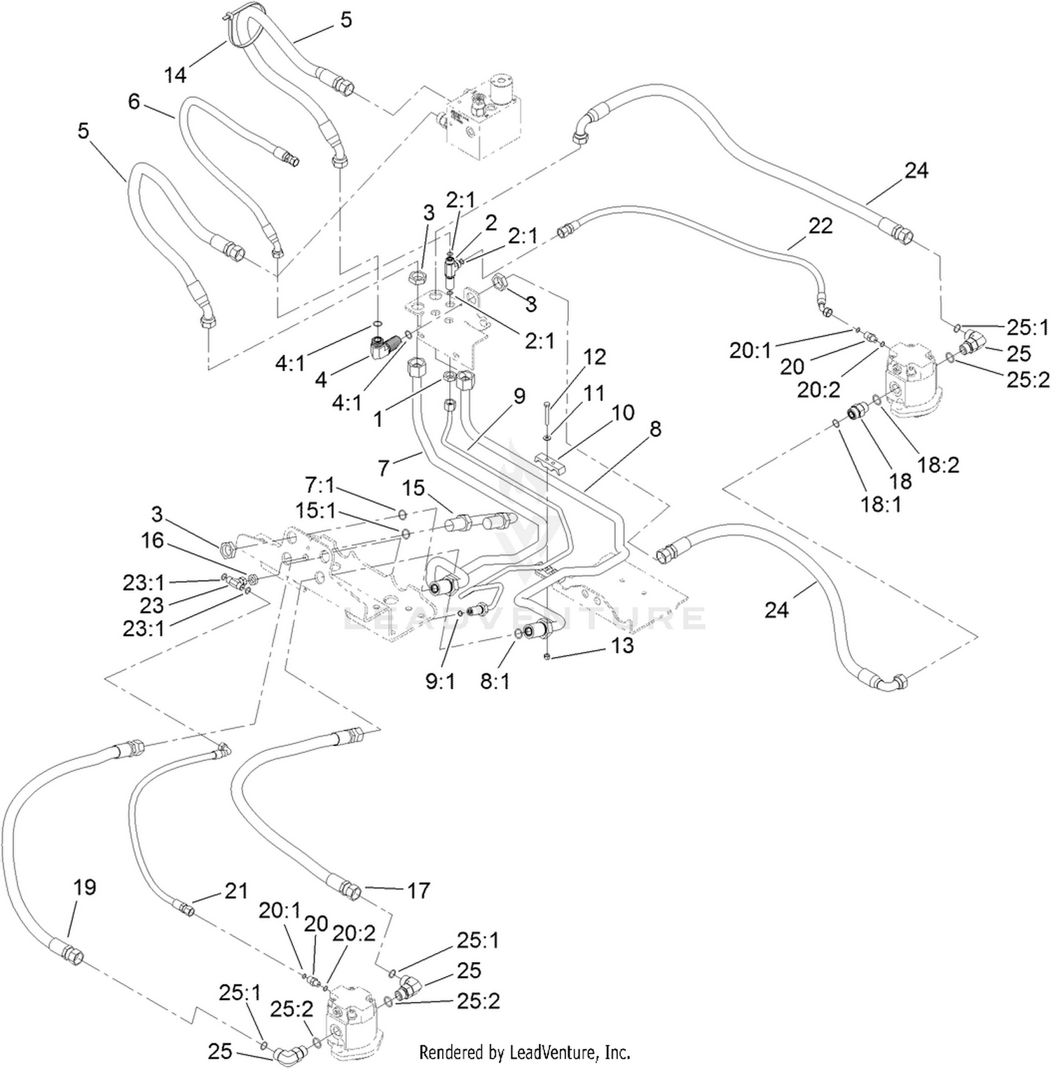 Mow Hydraulic Assembly