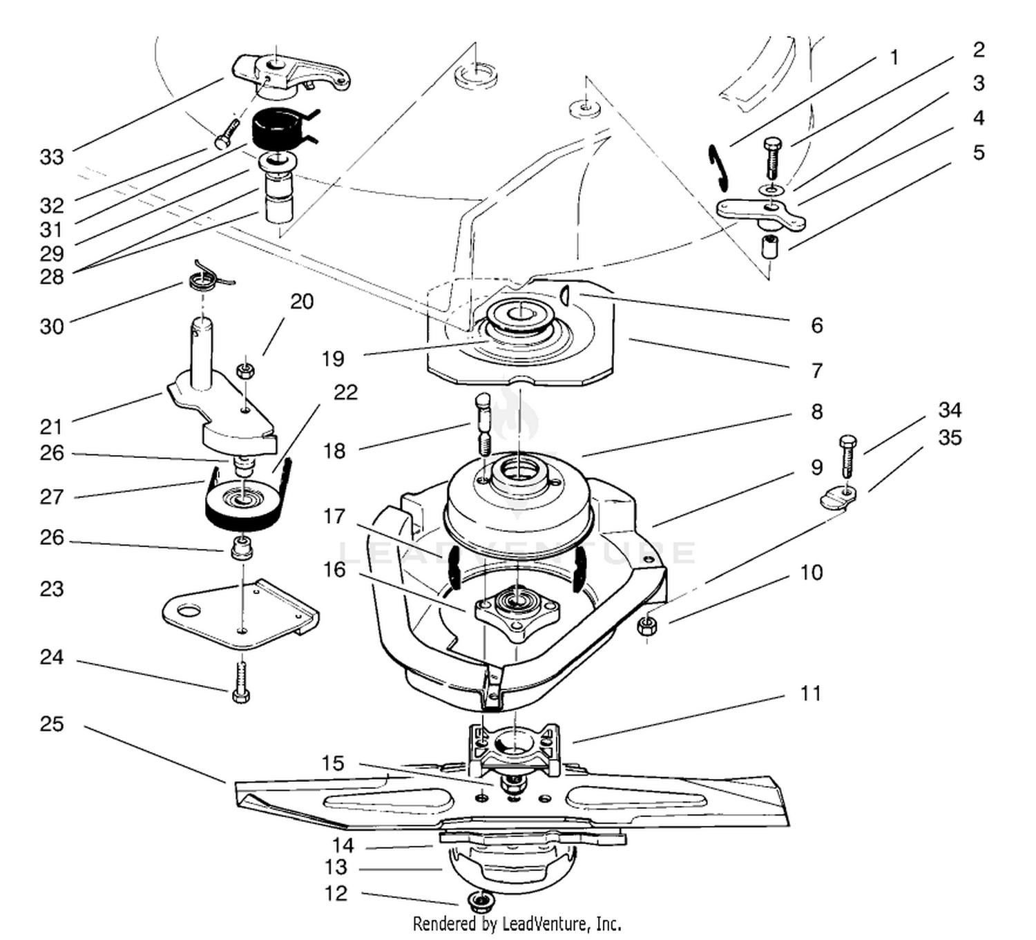 Blade Brake Clutch Assembly