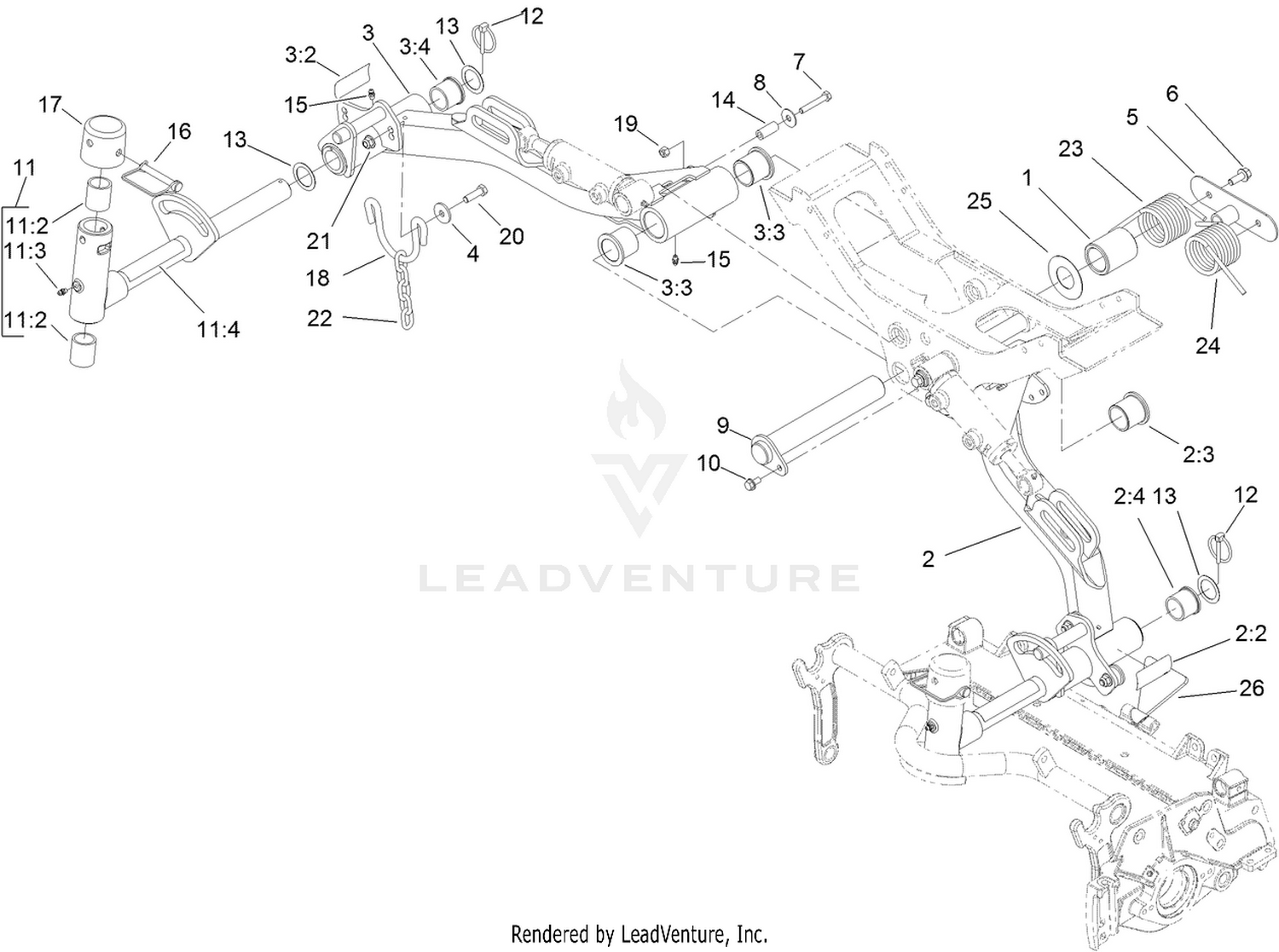 Rear Lift Arm Assembly