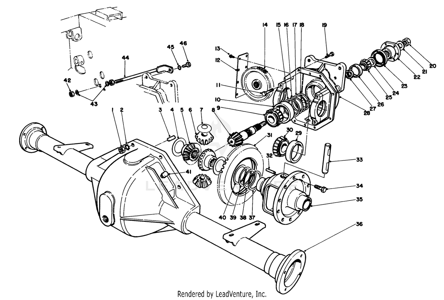 Front Axle Assembly No. 86-9630