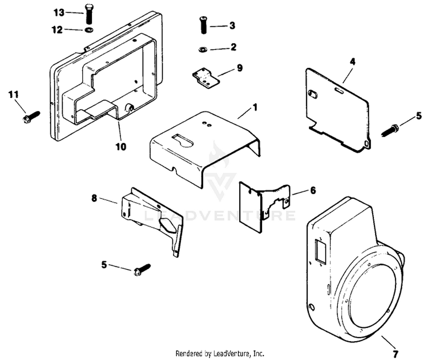 Baffles  Shroud-Engine Model No. M16 Spec. No. 711526