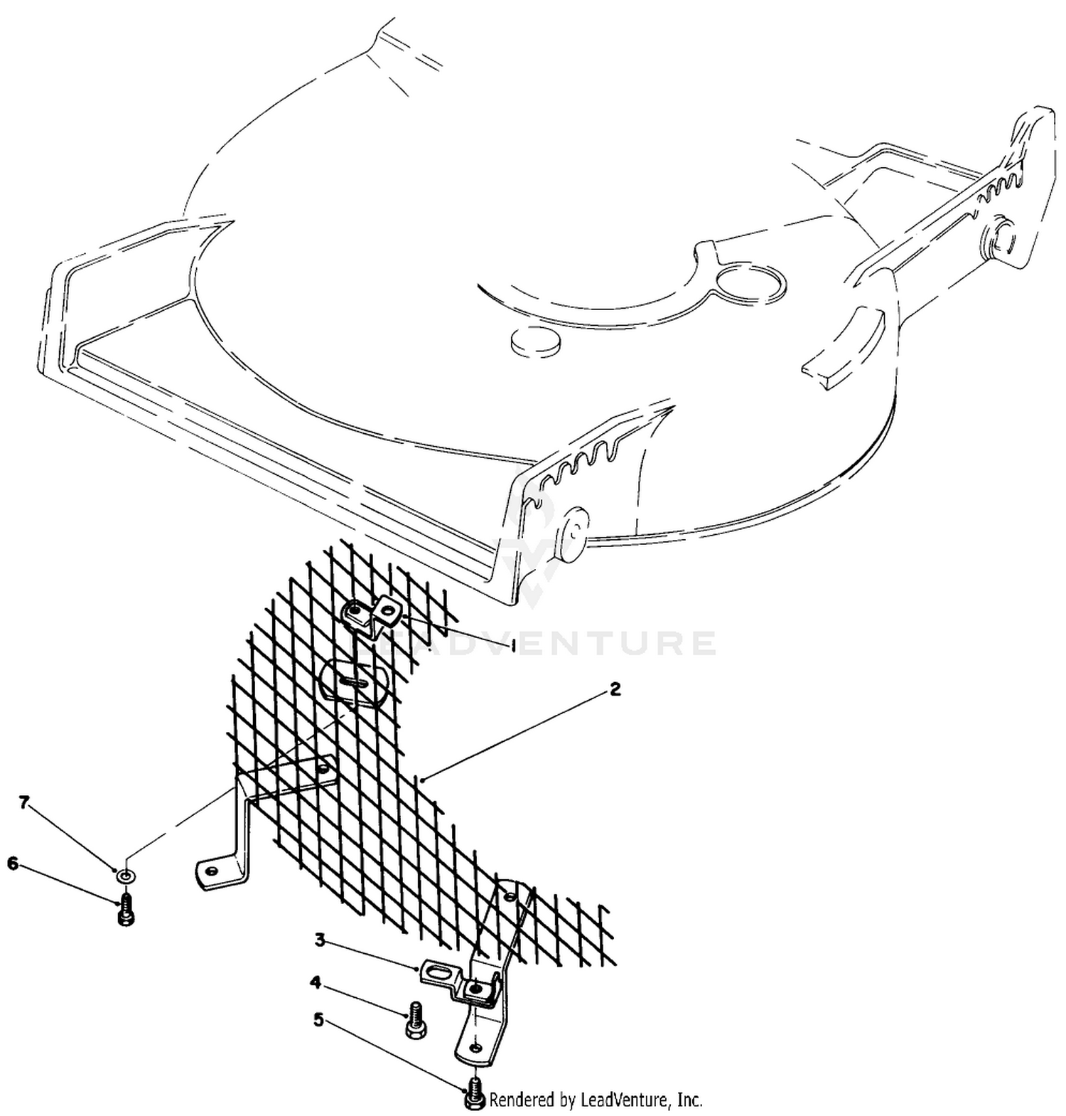 Leaf Shredder Kit Model No. 59157 (optional)