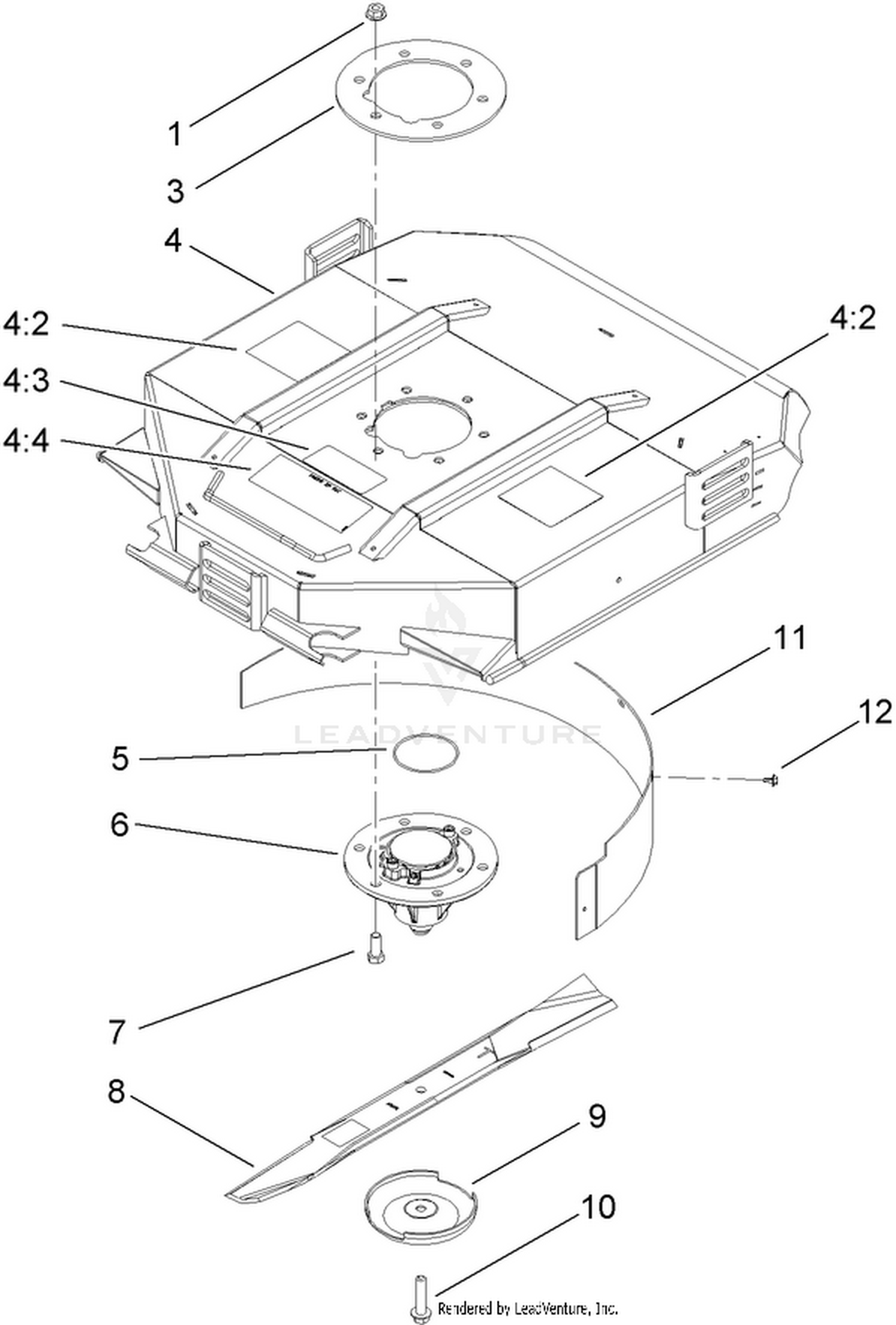 Chamber, Blade and Spindle Assembly