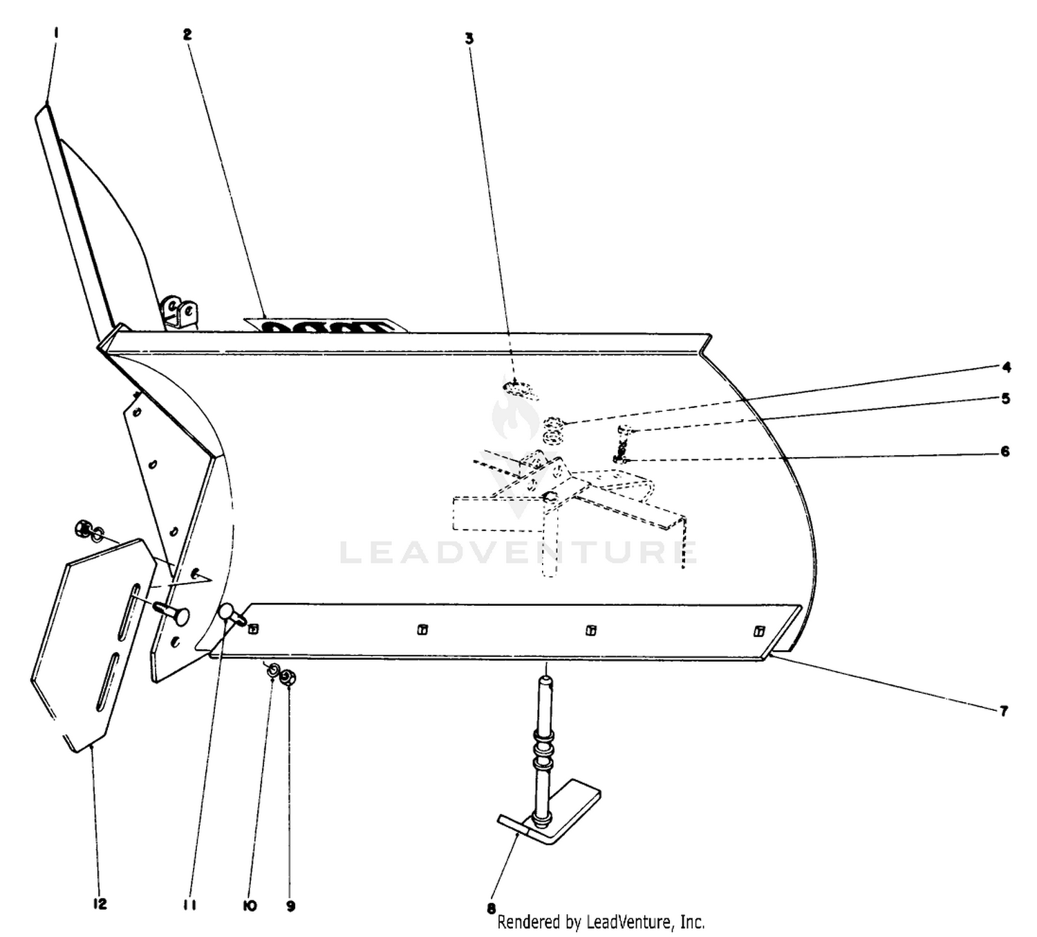 V-Plow Model No. 30750 (optional)
