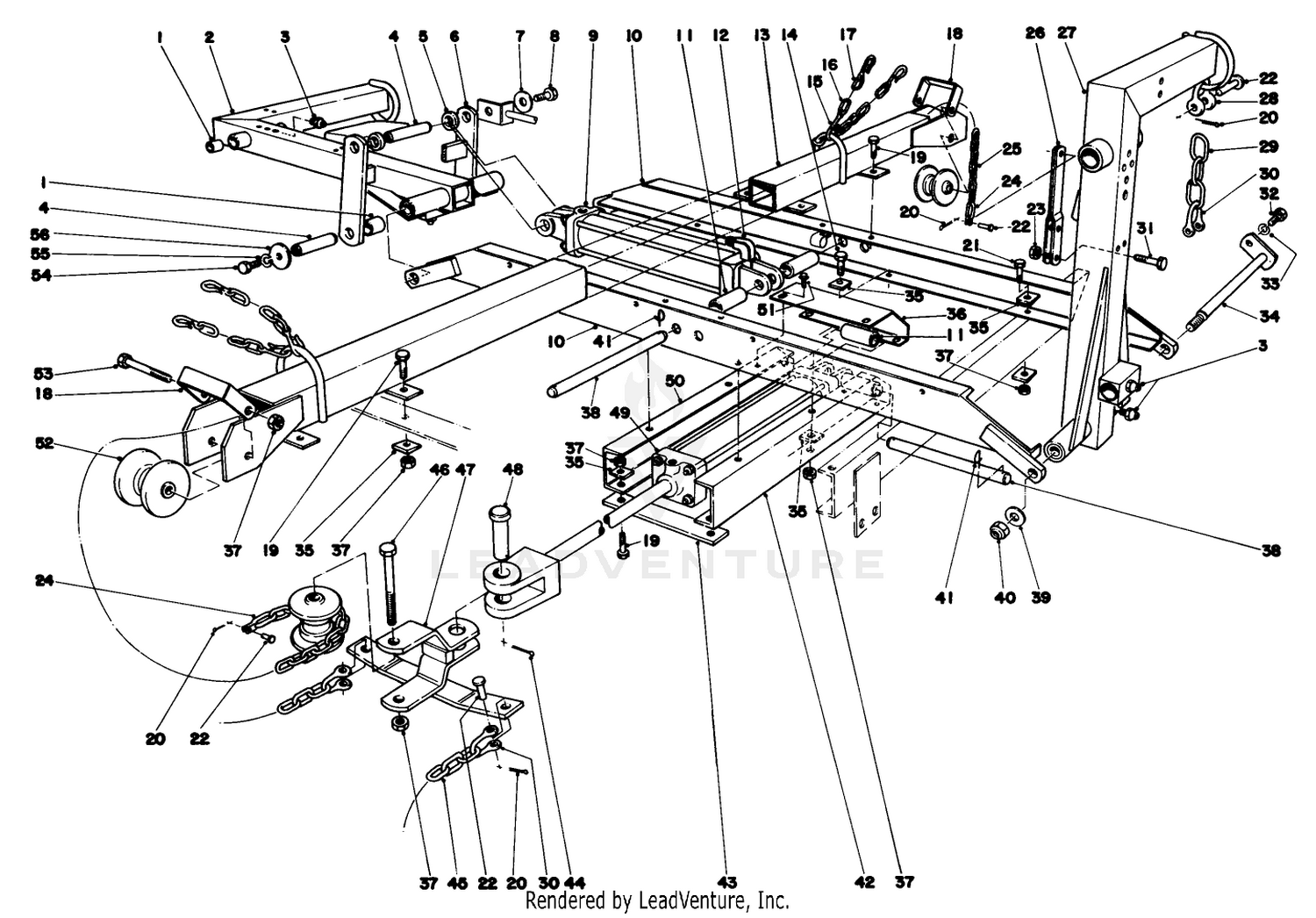 Main Frame Assembly-Rear