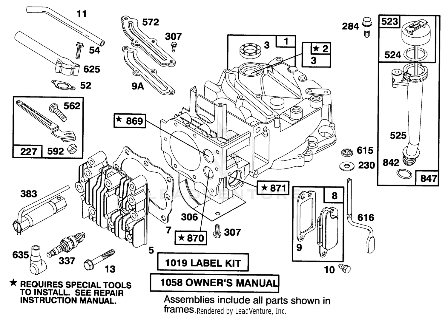 Engine Briggs  Stratton Model 127802-0514-21