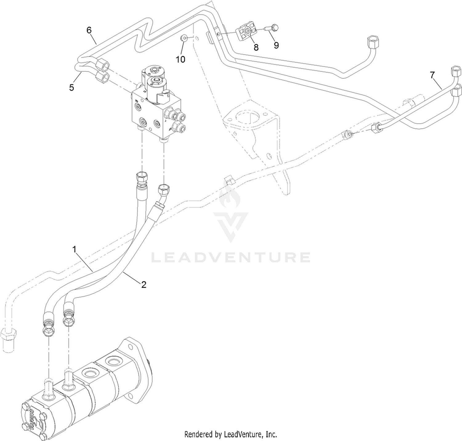 Hydraulic Lift Circuit Assembly