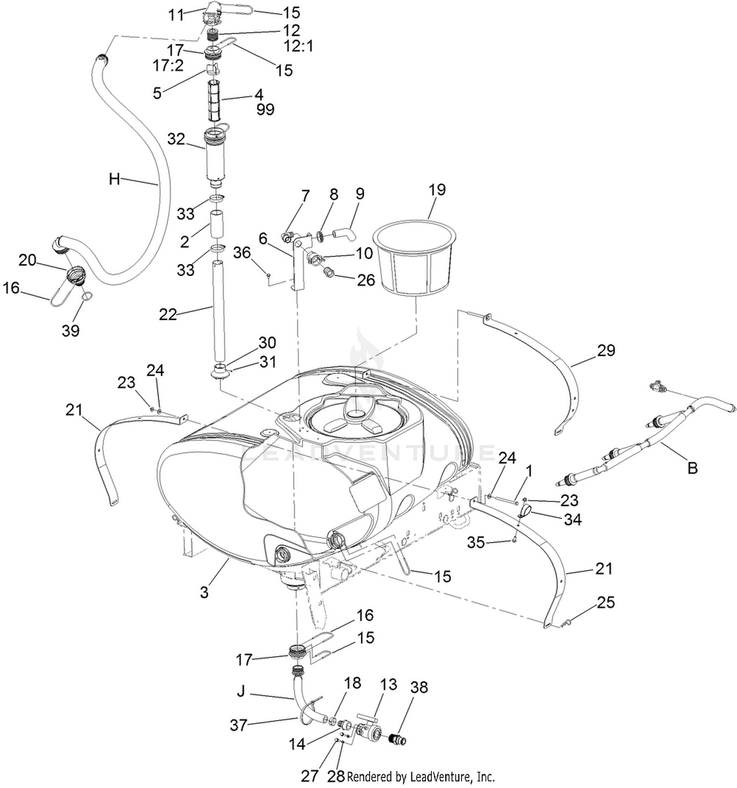 Spray Tank Assembly
