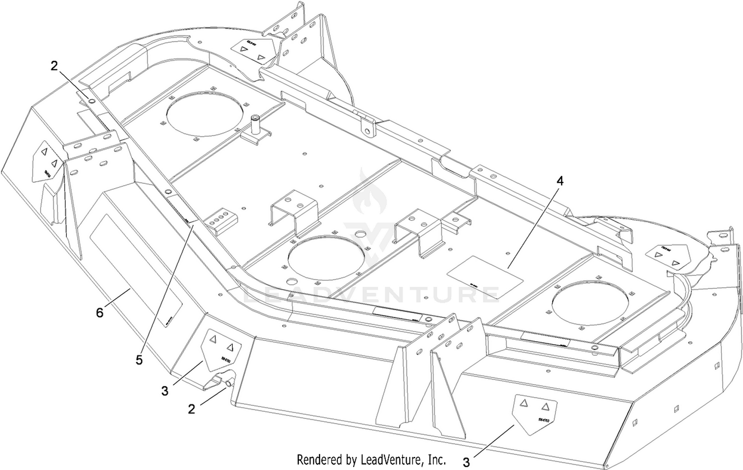 Deck Assembly No. 105-4285