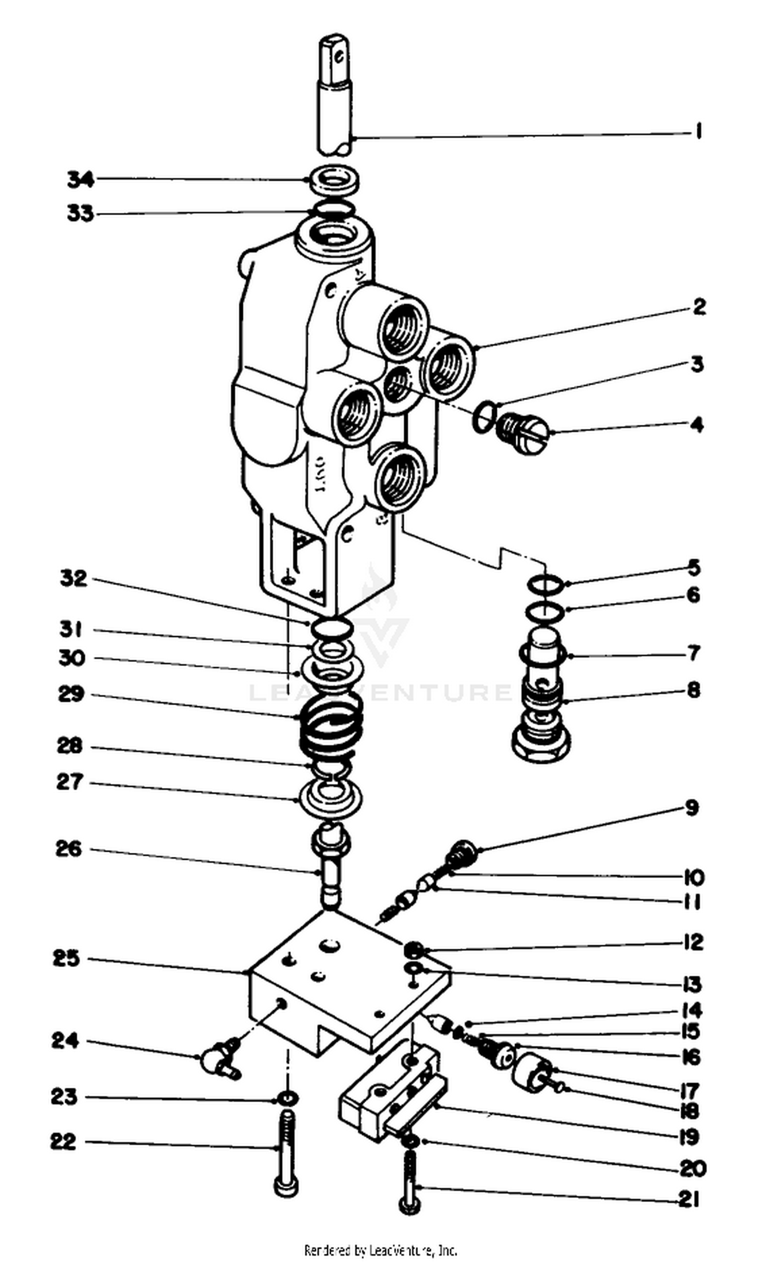 Reel Control Valve Assembly No. 63-4800