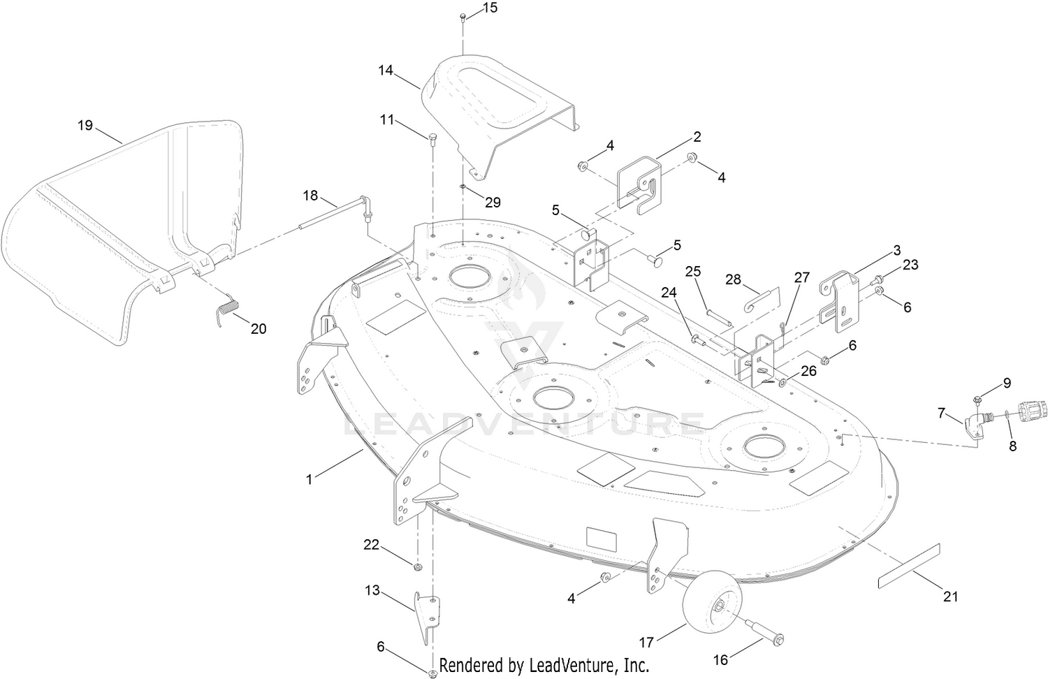 50 Inch Deck Assembly