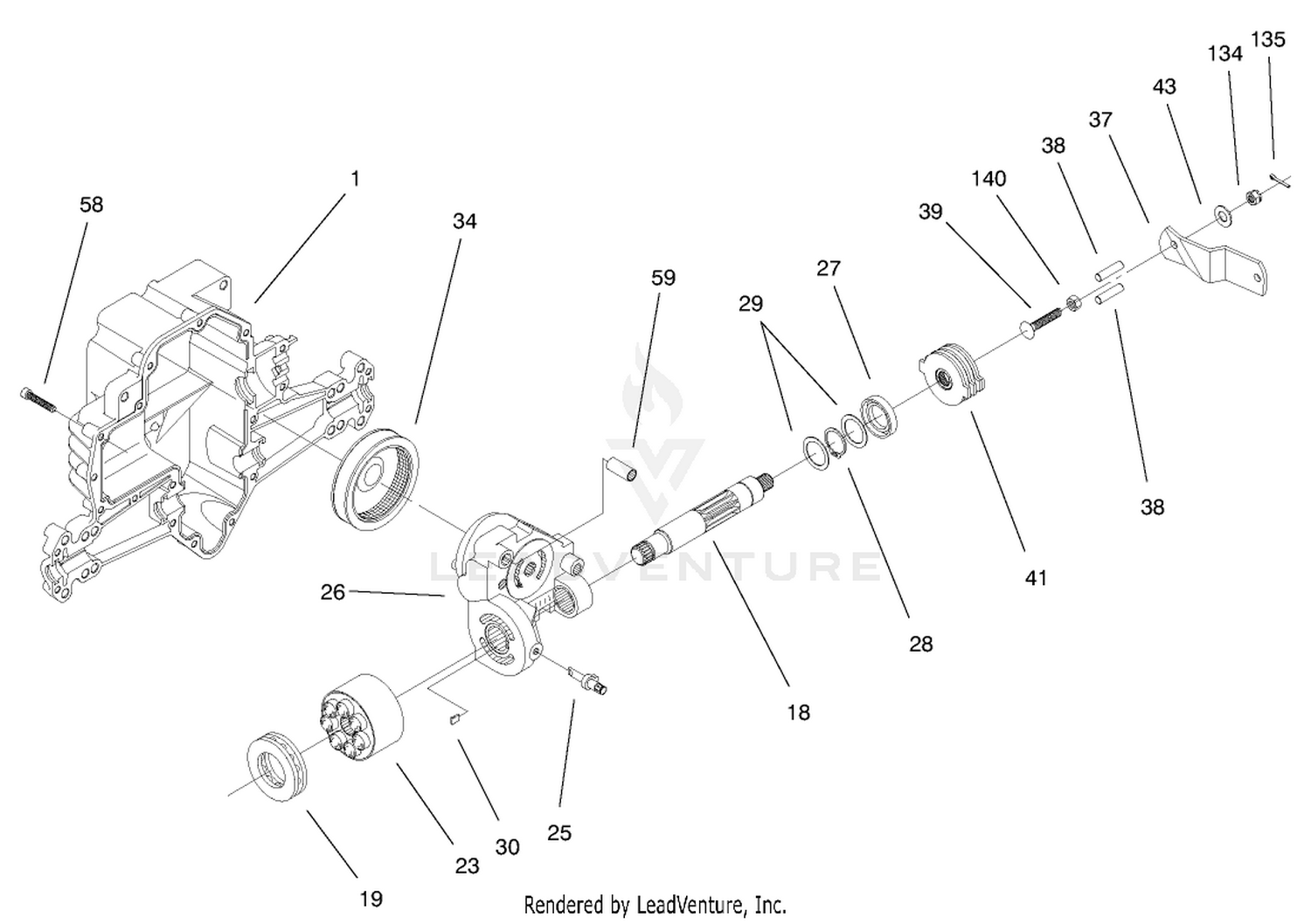Hydro Transaxle Assembly (cont.) 2