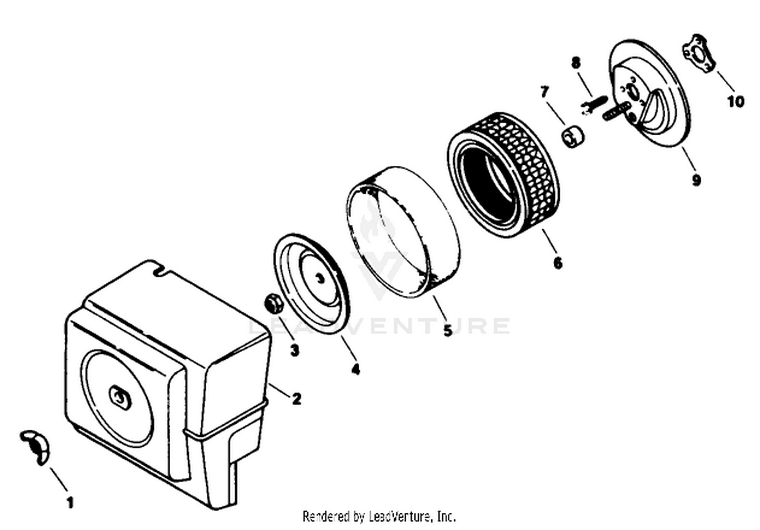 Air Intake-Engine Model No. M8t Type 301590