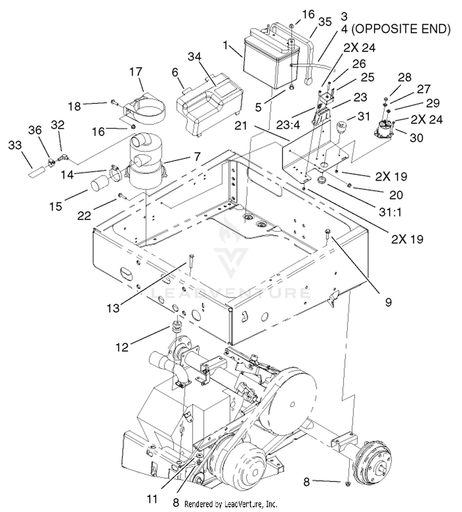 Driven Mount Assembly