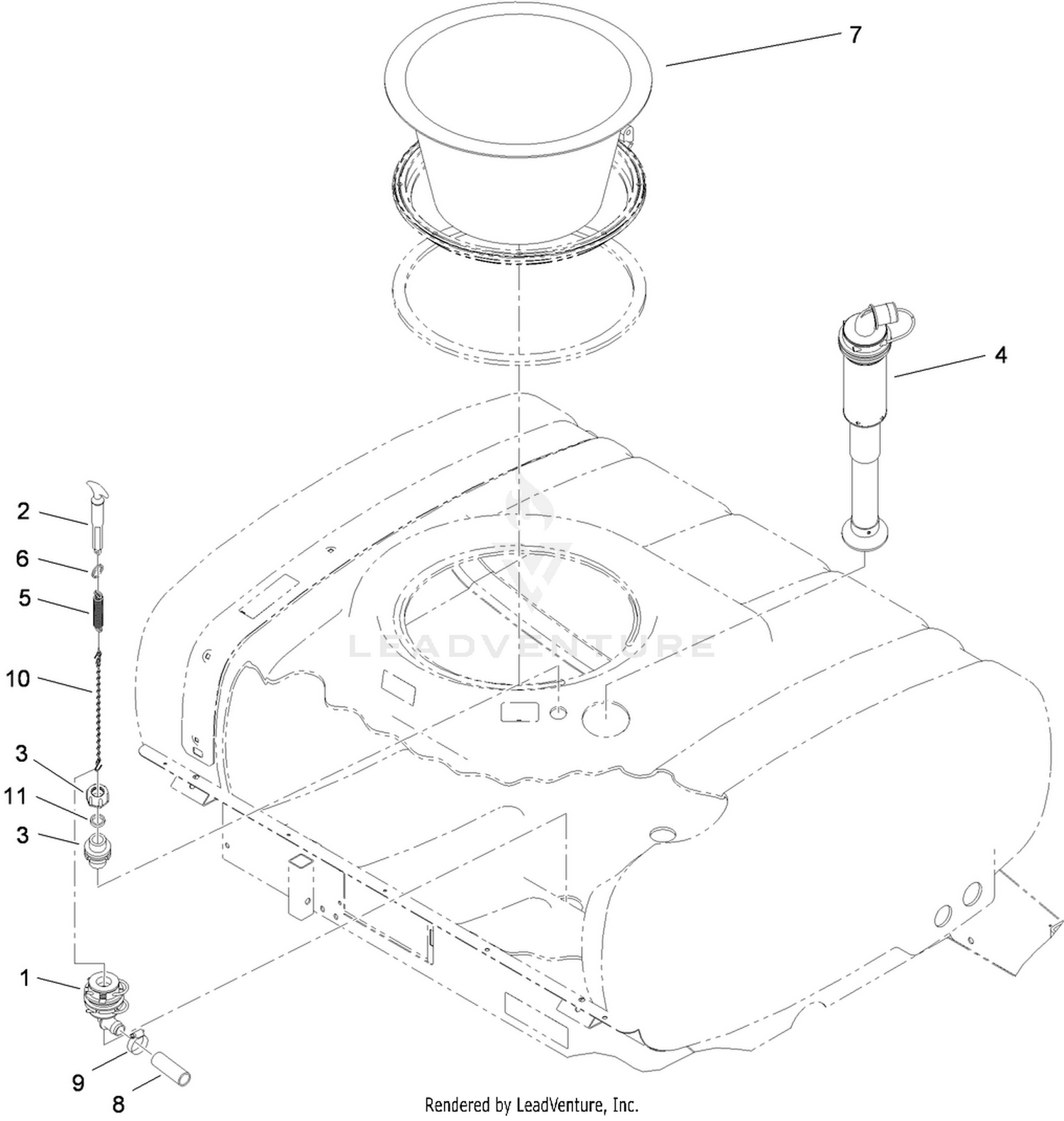 Suction and Drain Assembly