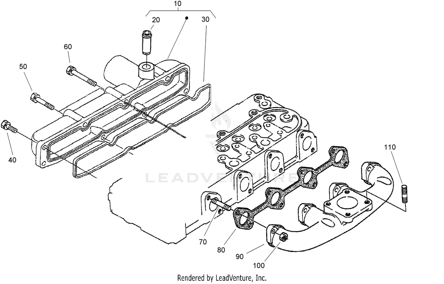 Intake and Exhaust Manifold Assembly