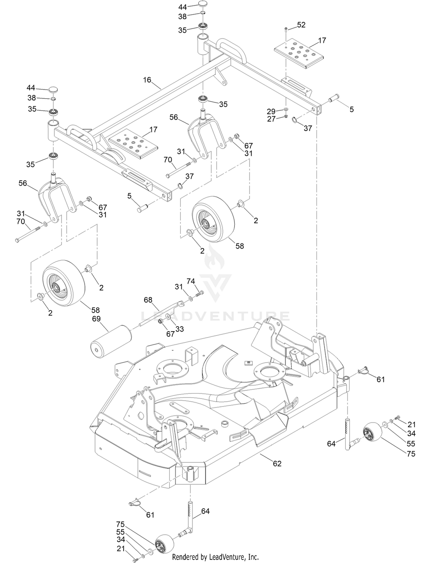 Flat Frame Assembly No. 1