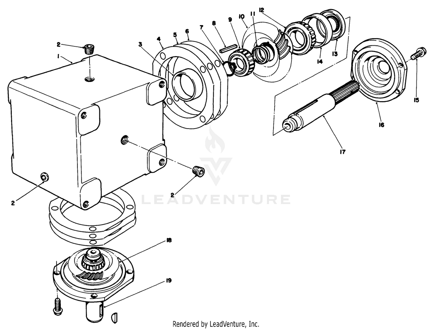 Gear Box Assembly No. 68-6810