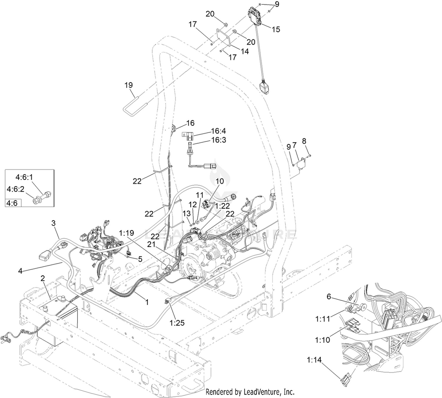 Wire Harness and Battery Assembly