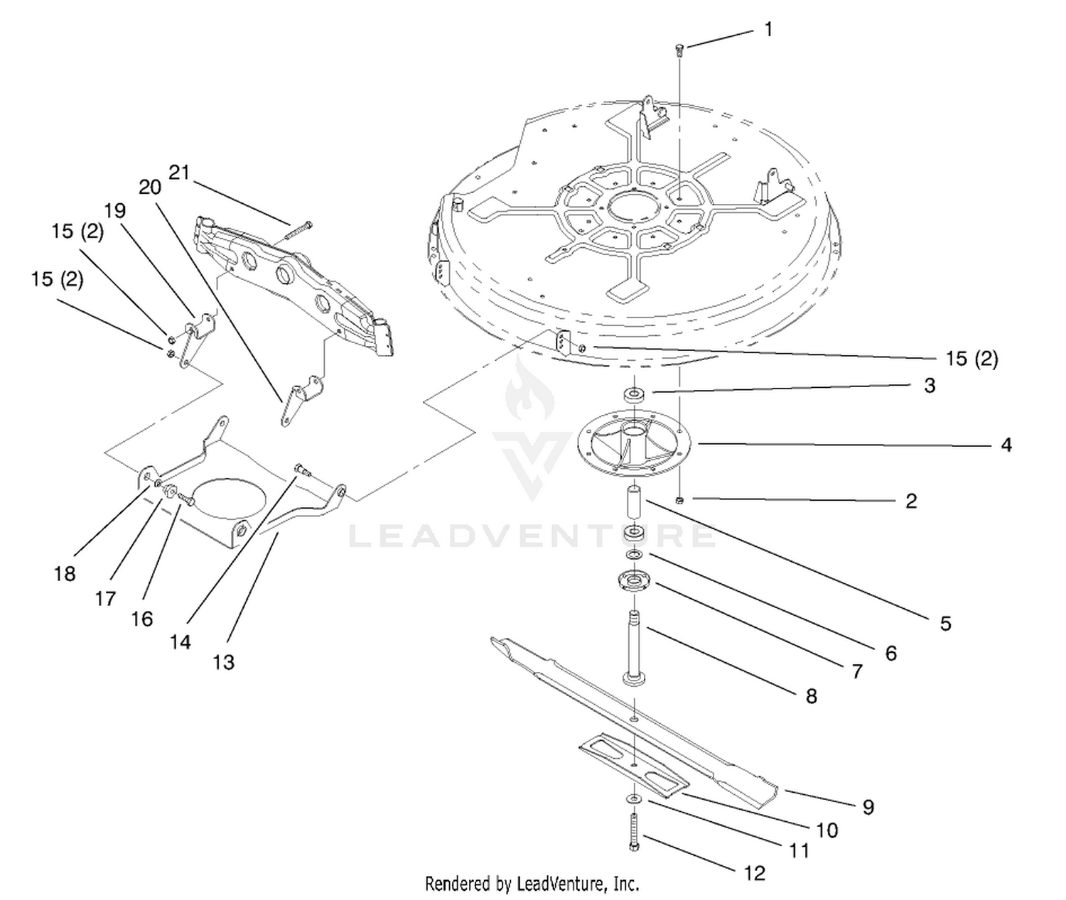 Spindle  Blade Assembly