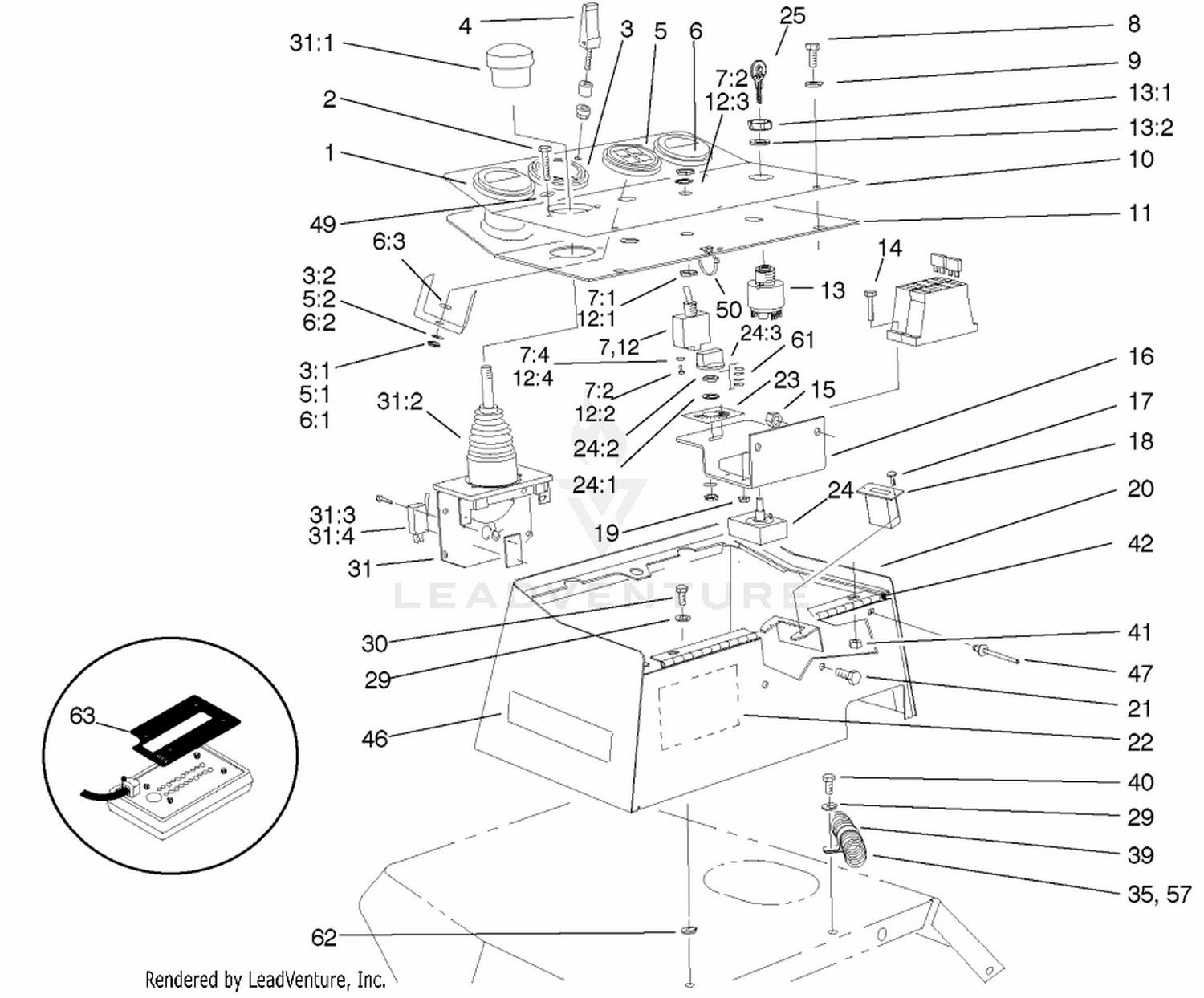 Control Console Assembly