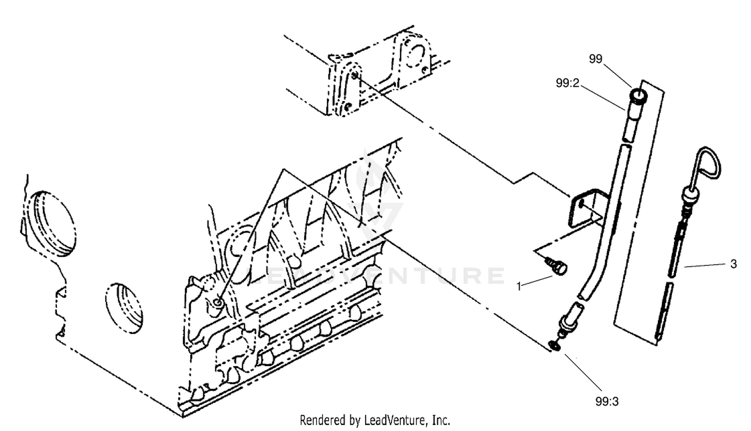 Dipstick and Guide Assembly