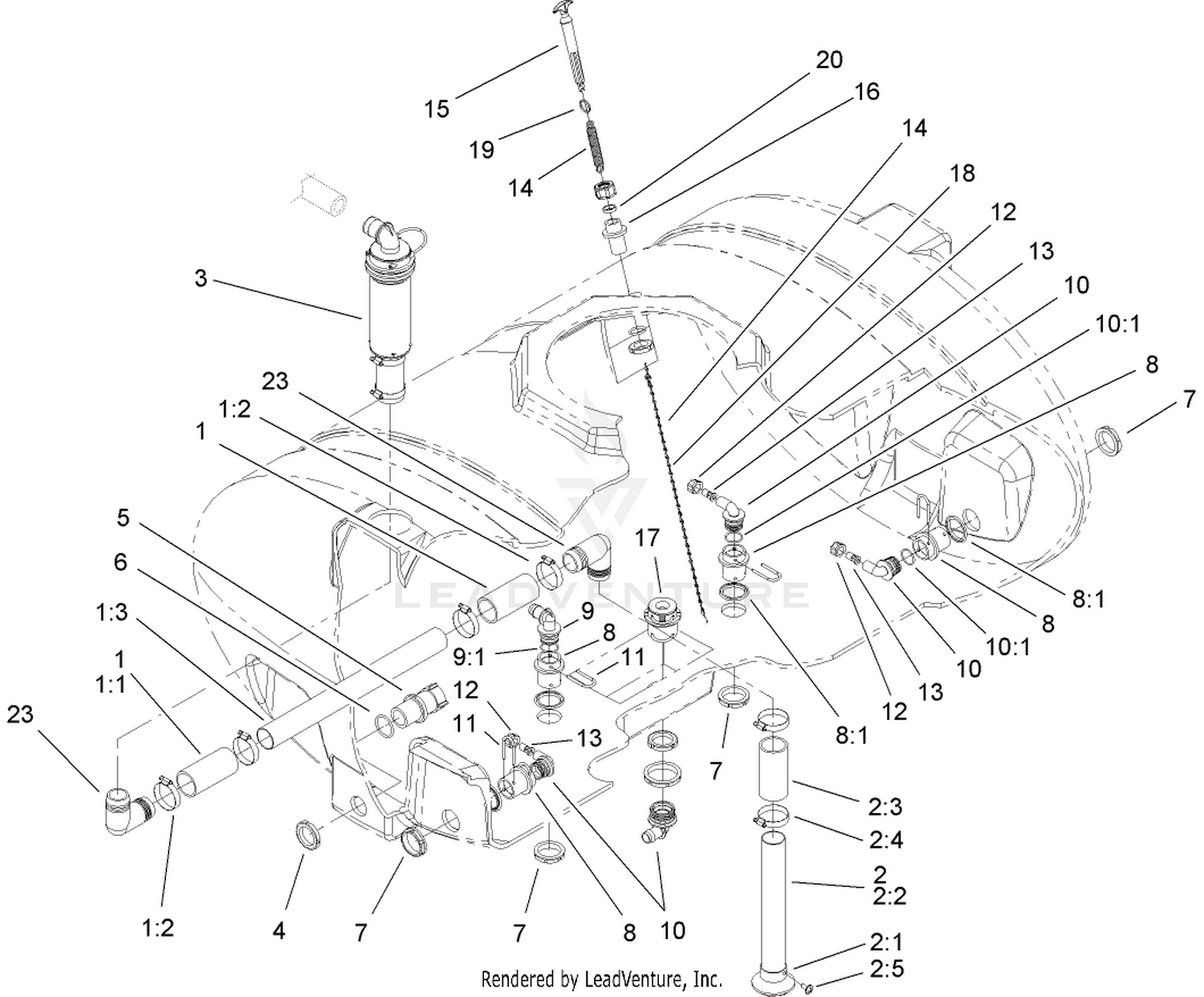 Internal Sprayer Component Assembly No. 2