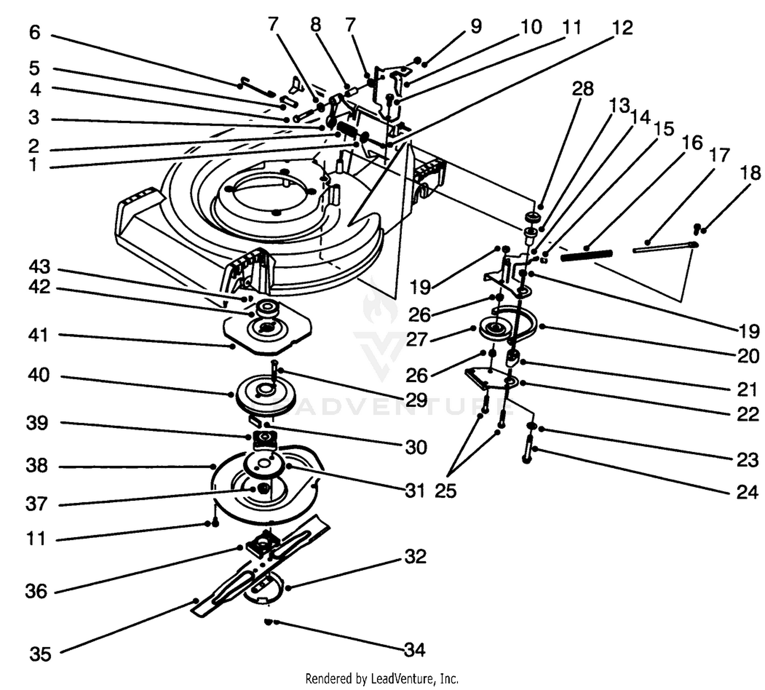 Blade Brake Clutch Assembly
