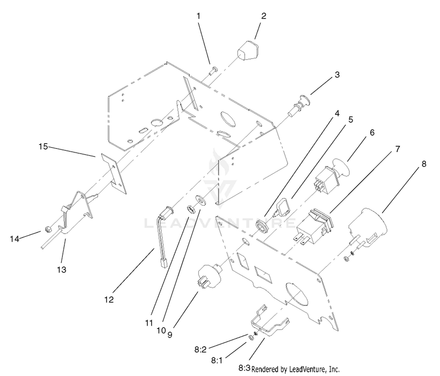 Gauge, Warning Light and Control Assembly
