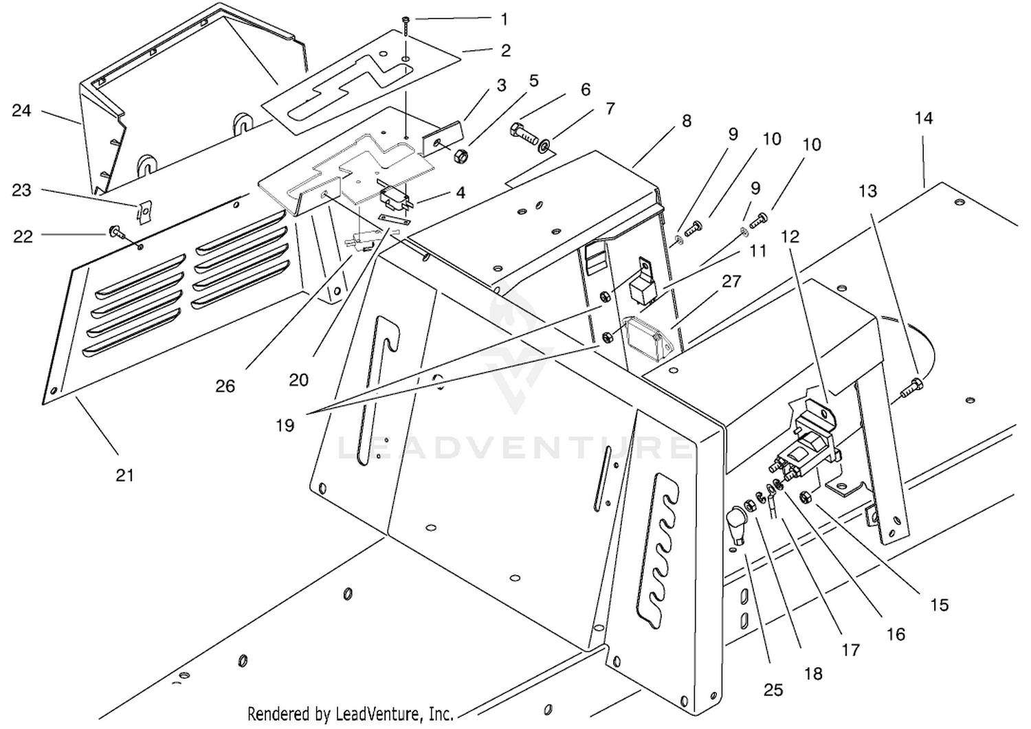 Seat Body  Side Panel Assembly
