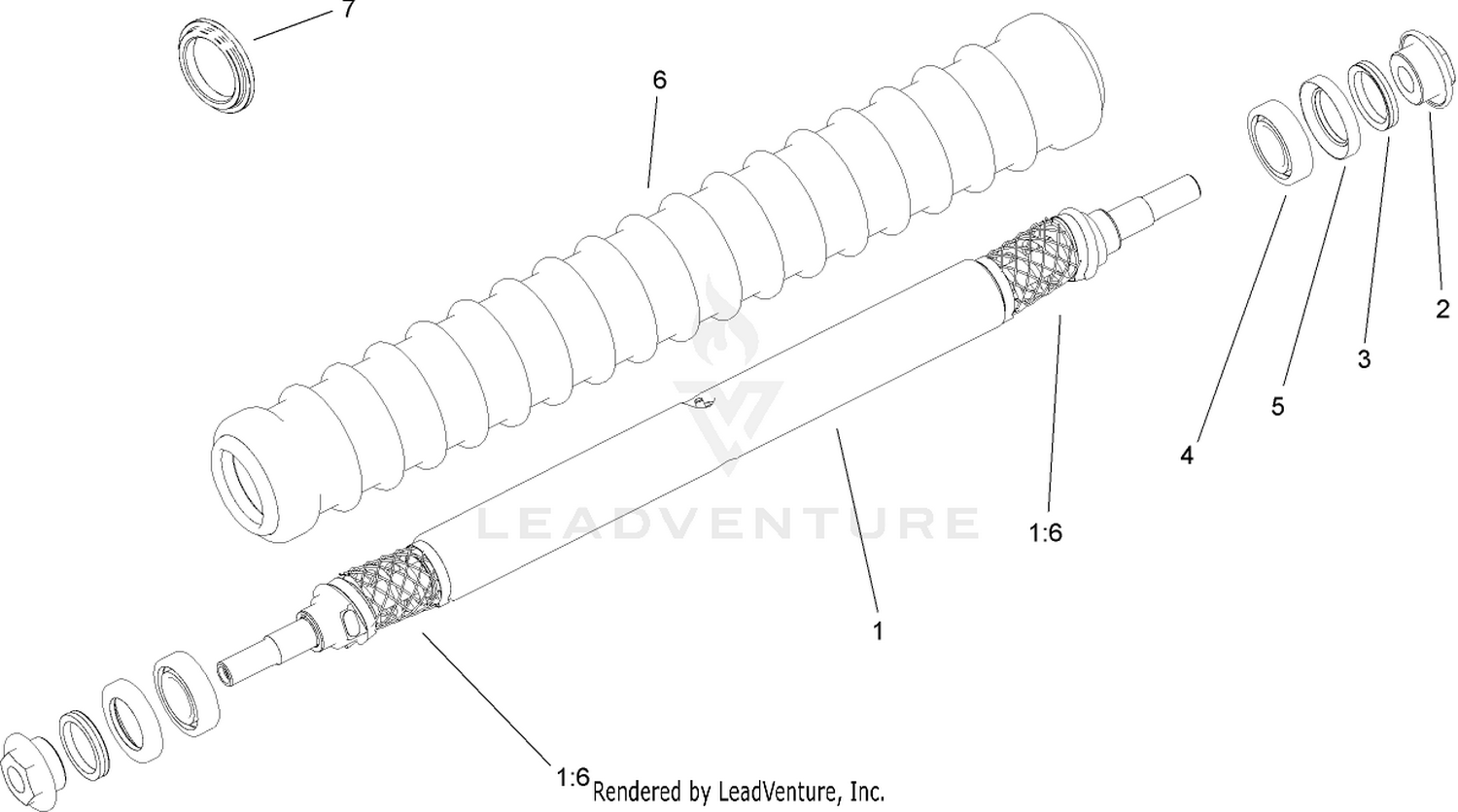 Wiehle Roller Assembly No. 107-9805