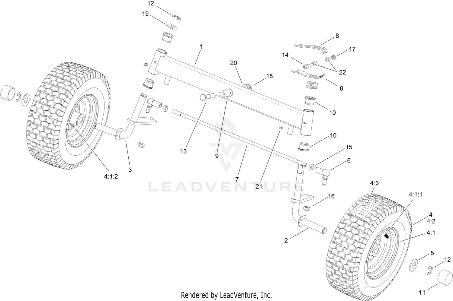 Front Axle Assembly