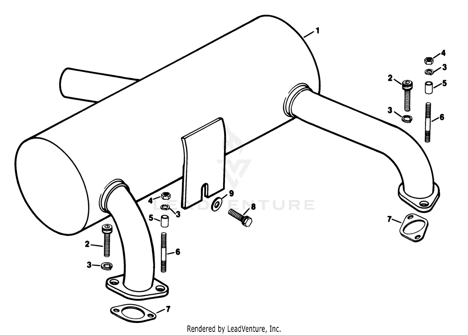 Exhaust Kohler Engine Model No. Kt17qs Type No. 24324
