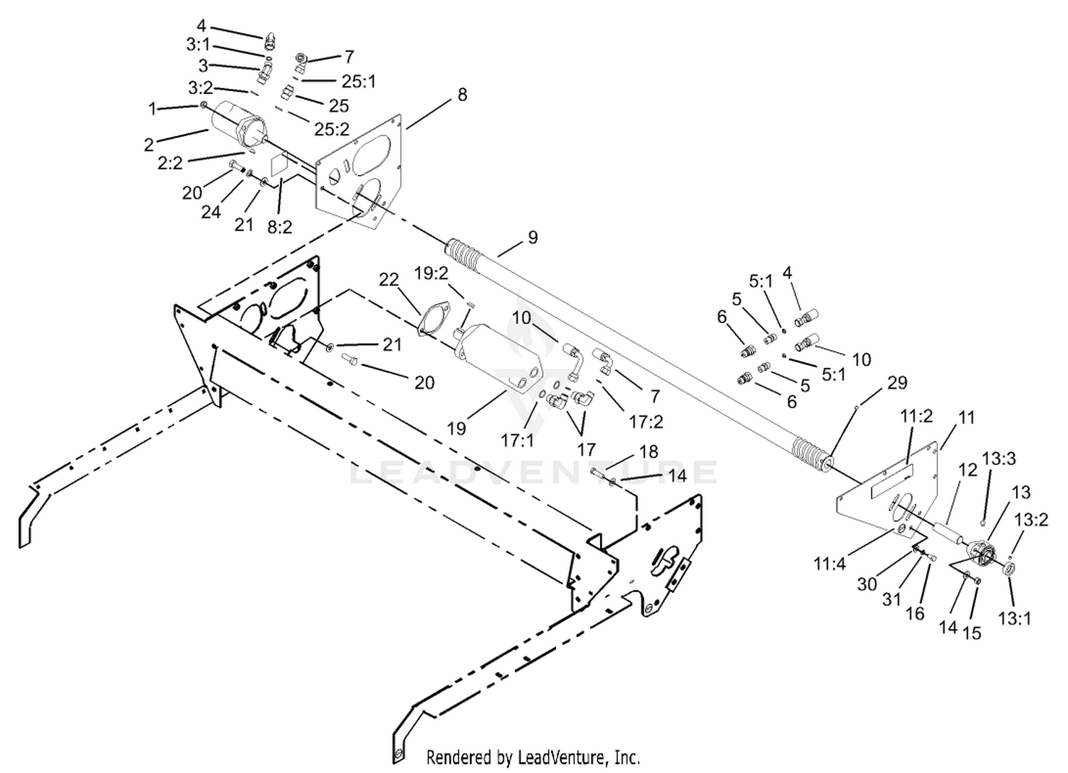 Brush and Motor Assembly