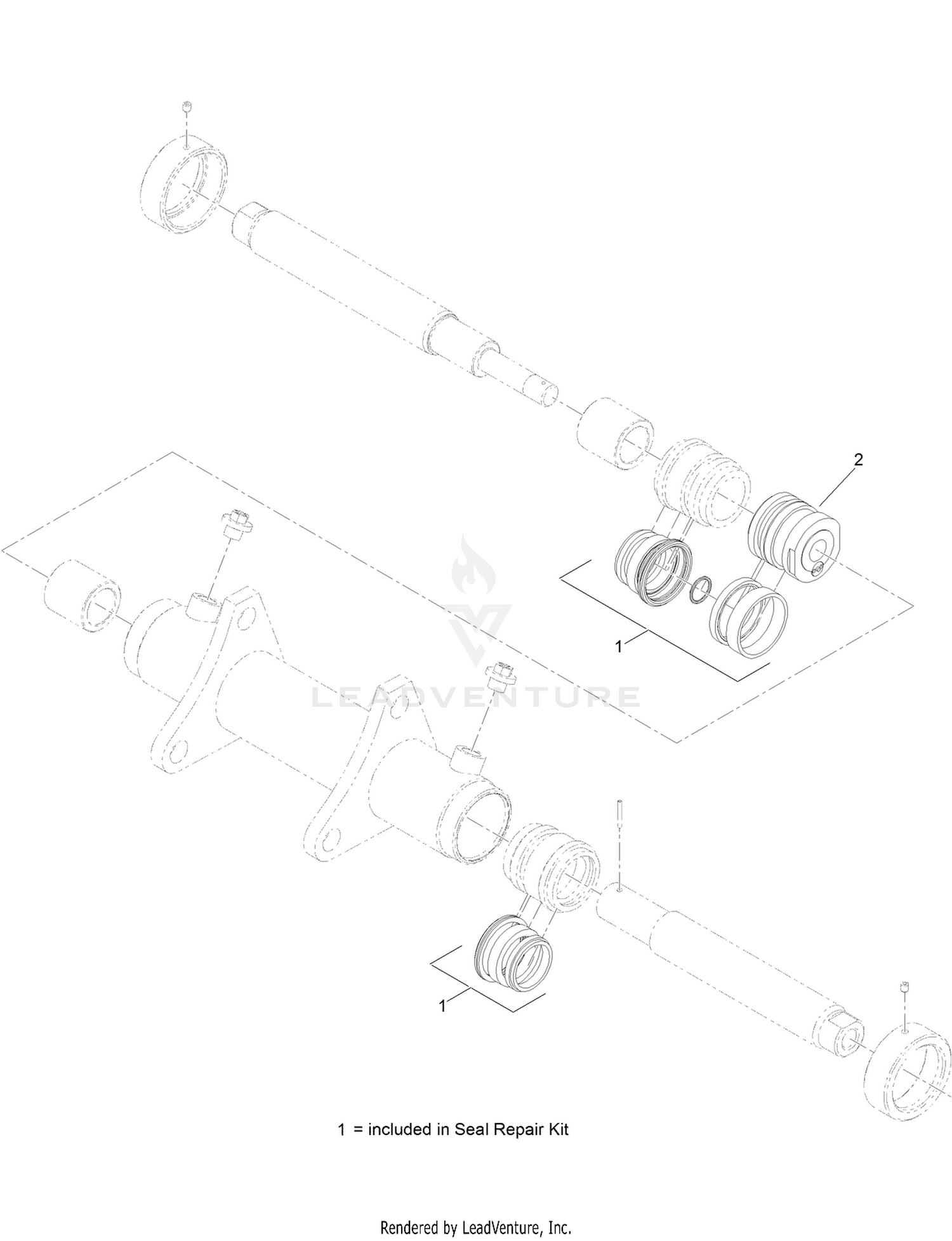 Hydraulic Cylinder Assembly No. 133-4863