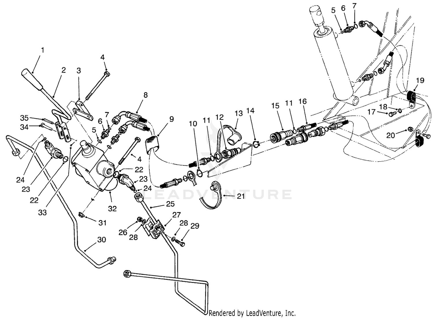 Hydraulic Plumbing Assembly